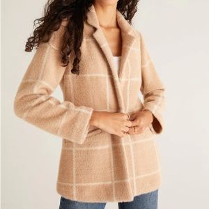 Anna Plaid Blazer Saddle | Z Supply